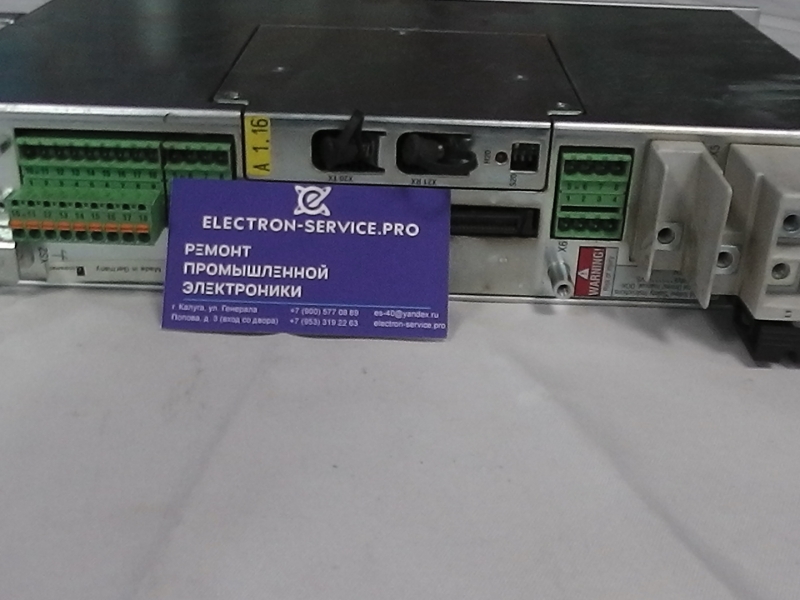 Reparatur von Rexroth Frequenzumrichter-Leistungsabschnitt HCS02.1E-W0012-A-03 Elektronenservice